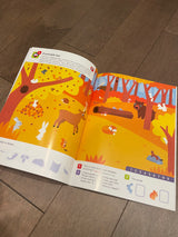 100 многоразовых наклеек «Животные мира?»