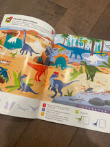 100 многоразовых наклеек «Динозавры»