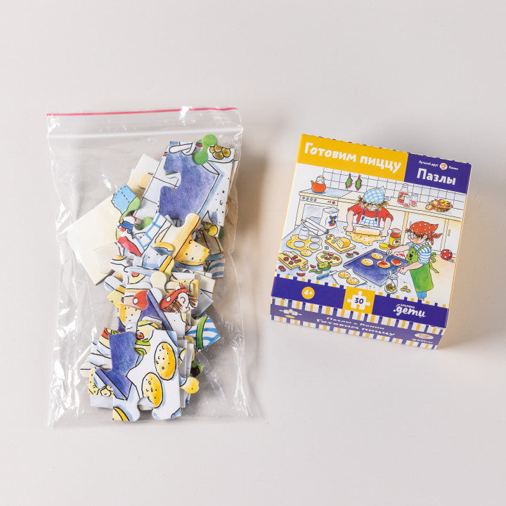 Пазлы с Конни. Готовим пиццу