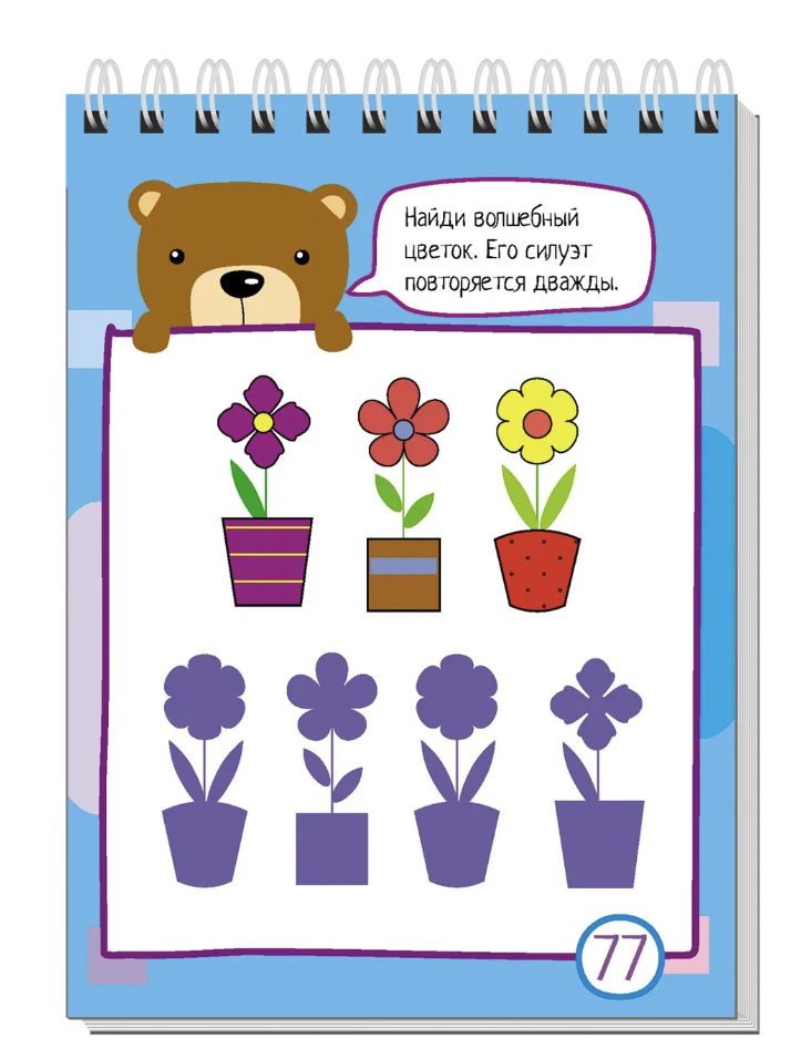 Умный блокнот. 80 задачек на смекалку. Силуэты и контуры