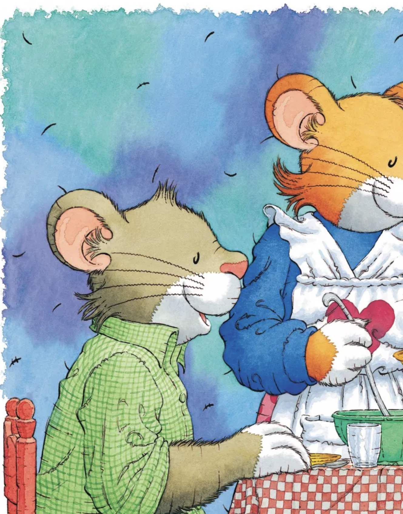 Мышонок Тим ревнует к младшей сестре. Казалис А.