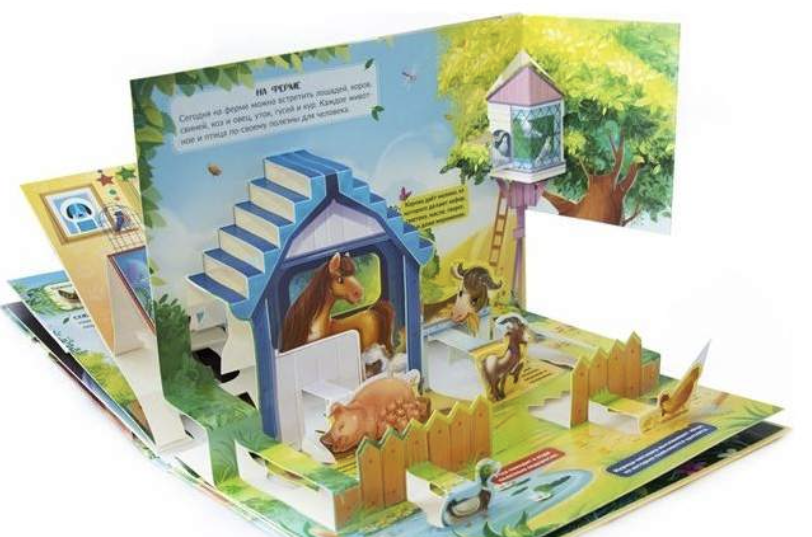 Домашние животные. Энциклопедия. Pop up. Книжка-панорамка