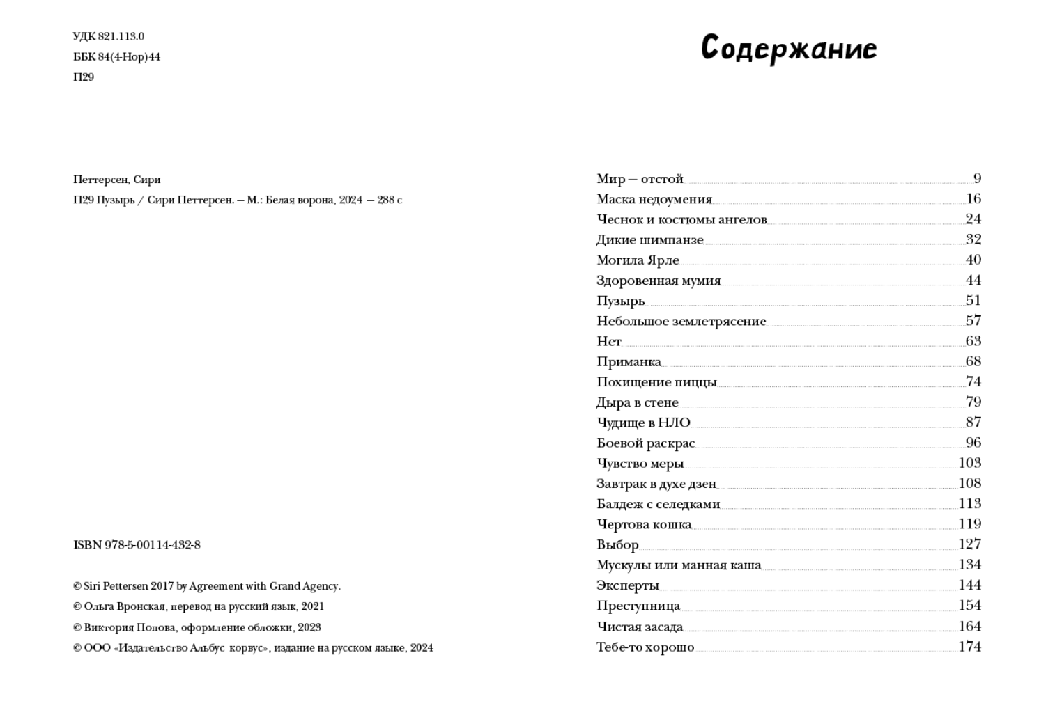 Пузырь. Сири Петтерсен