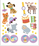 Развитие речи 0+ (Серия «Школа Семи Гномов. Активити с наклейками»), книжка с наклейками