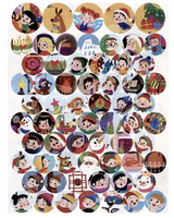 Виммельбух с наклейками. Новый год разных стран (книга с наклейками)