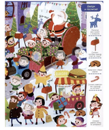 Виммельбух с наклейками. Новый год разных стран (книга с наклейками)