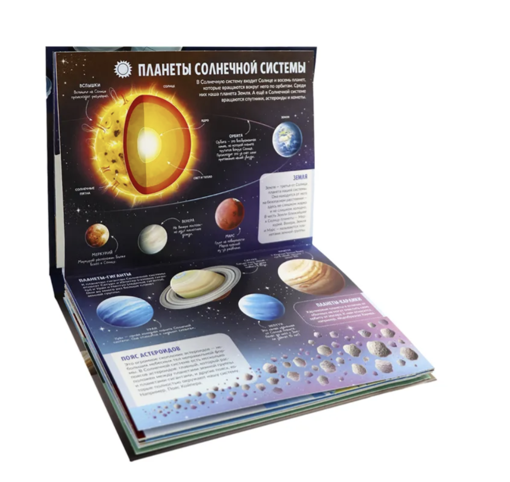Космос. Человек на просторах Вселенной. Энциклопедия. Pop-up. Книжка-панорамка