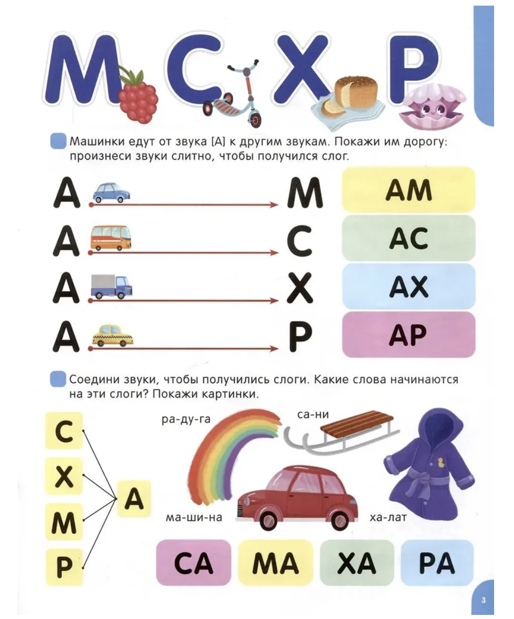 Я читаю по слогам. Учимся читать слоги