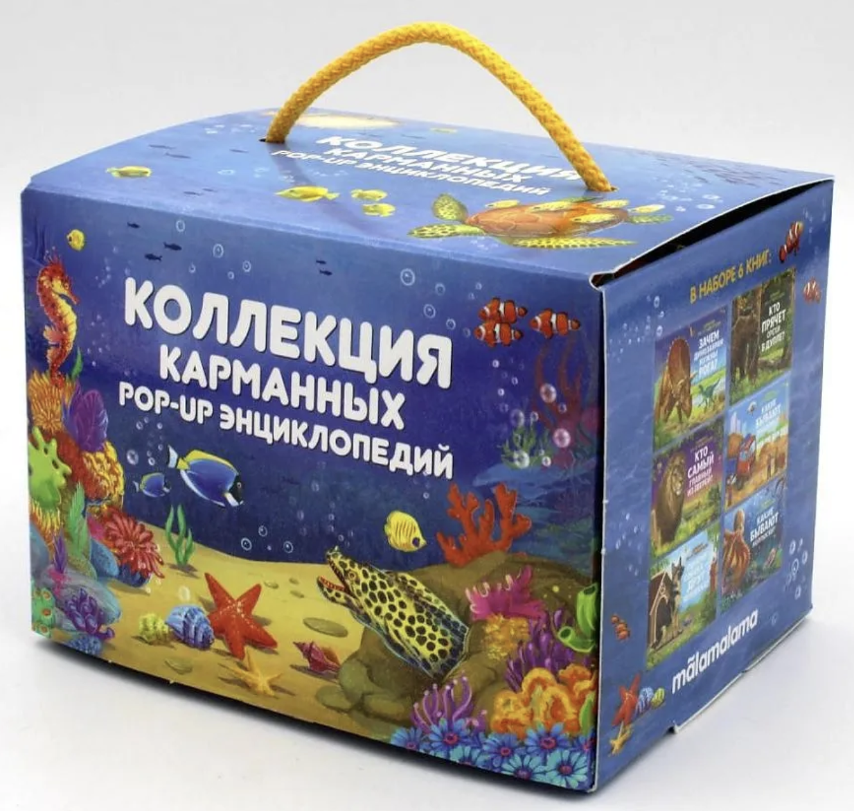 Набор из 6 панорамок-малышек. Комплект 1. Коллекция карманных POP-UP энциклопедий. Книга-панорамка