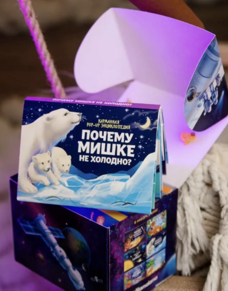 Набор из 6 панорамок-малышек. Комплект 2. Коллекция карманных POP-UP энциклопедий. Книга-панорамка