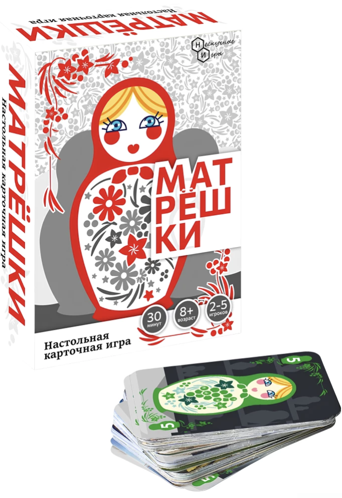 Матрёшки. Настольна карточная игра