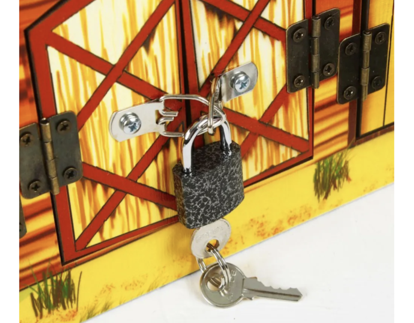 Развивающая доска. Бизиборд "Деревенский двор"