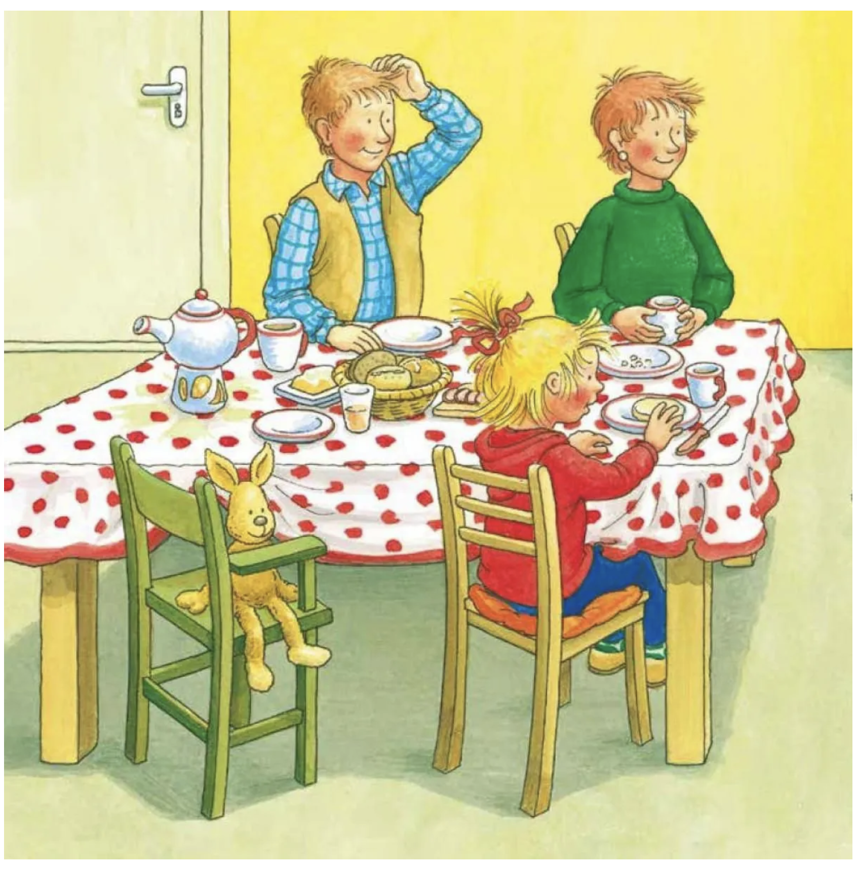 Якоб, пора спать! Якоб - лучший друг Конни. Картонная книга. Неле Бансер