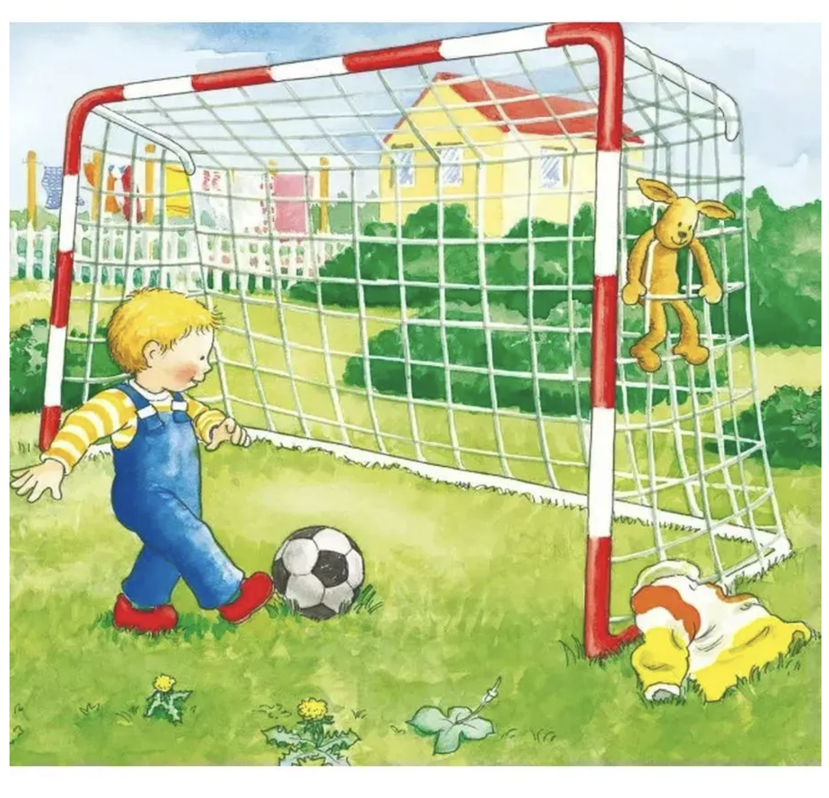 Якоб играет в футбол. Якоб - лучший друг Конни. Гримм Сандра