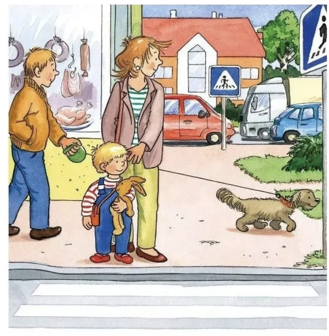 Якоб учит правила дорожного движения. Якоб - лучший друг Конни. Гримм Сандра