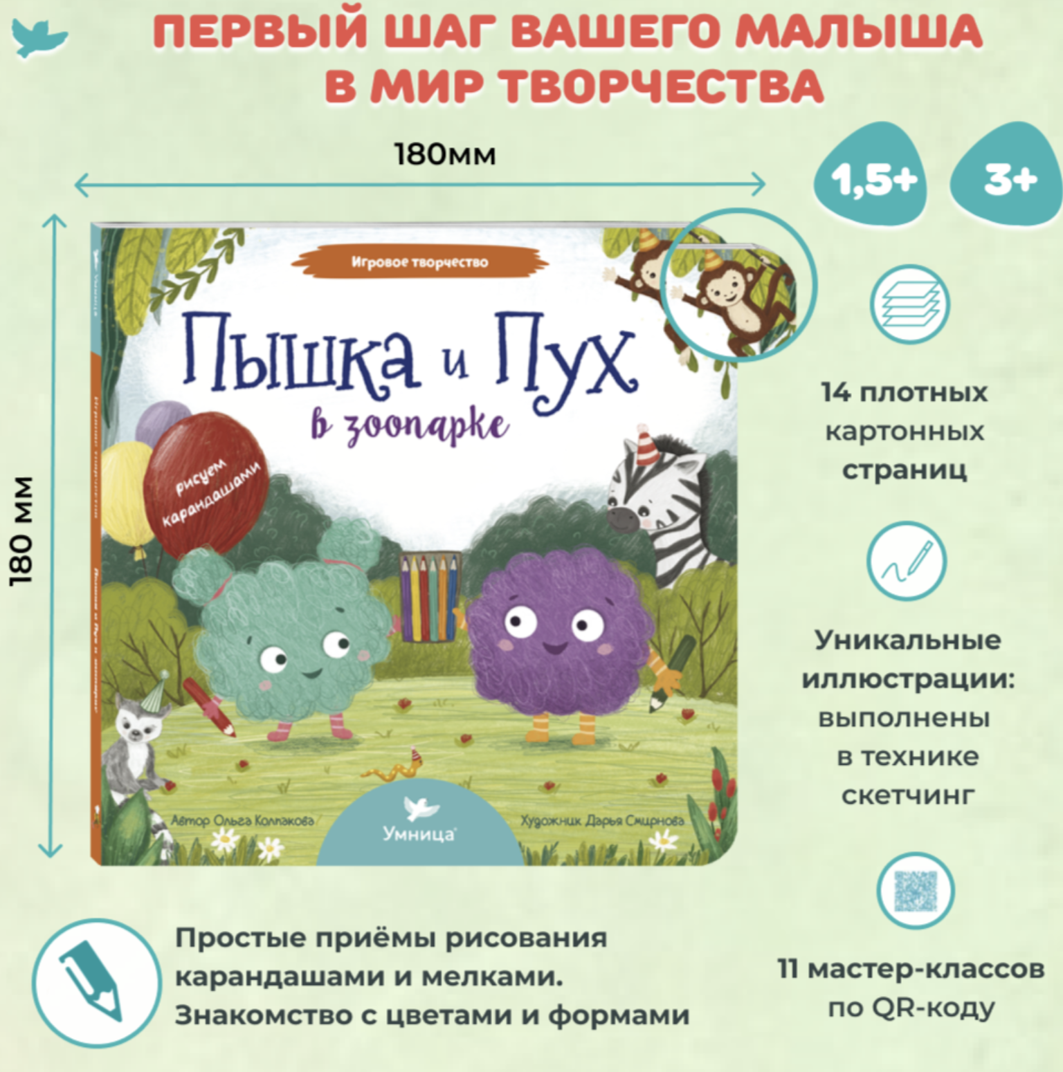 Игровое творчество. Пышка и Пух в зоопарке. Ольга Колпакова