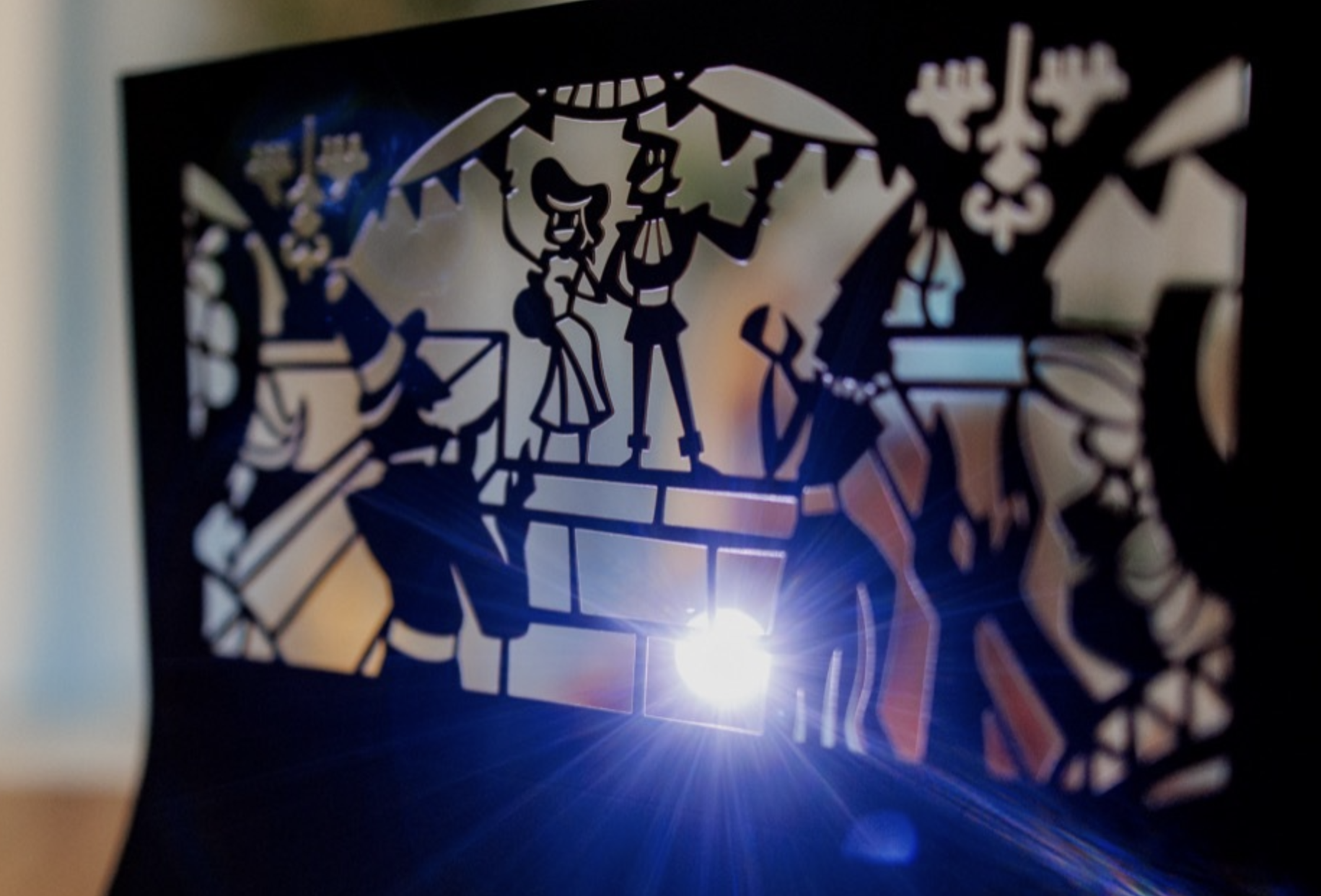 Подарочный набор театр теней Русалочка. Андерсен Х. К.