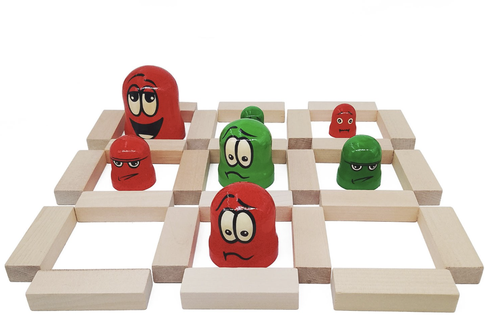 Нескучные Крестики-нолики, Мини-башня, Домино. Набор игр 3 в 1