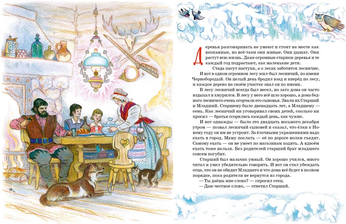 Два брата. Шварц Евгений. Иллюстратор Кочергин Николай