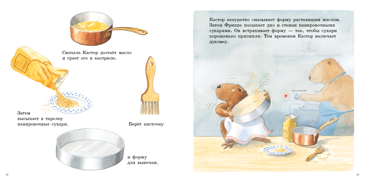 Кастор печет пирог. Клинтинг Ларс