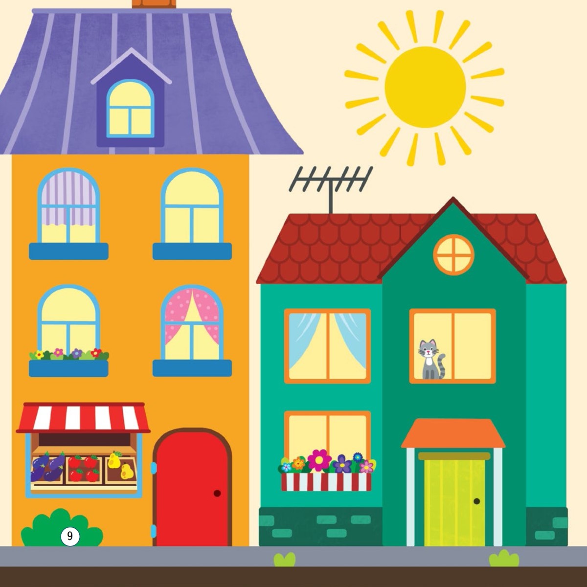 Изучаем город. Весёлая школа Капуки Кануки. Книжки-картонки