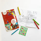 Транспорт. Набор с карандашами. Размер L