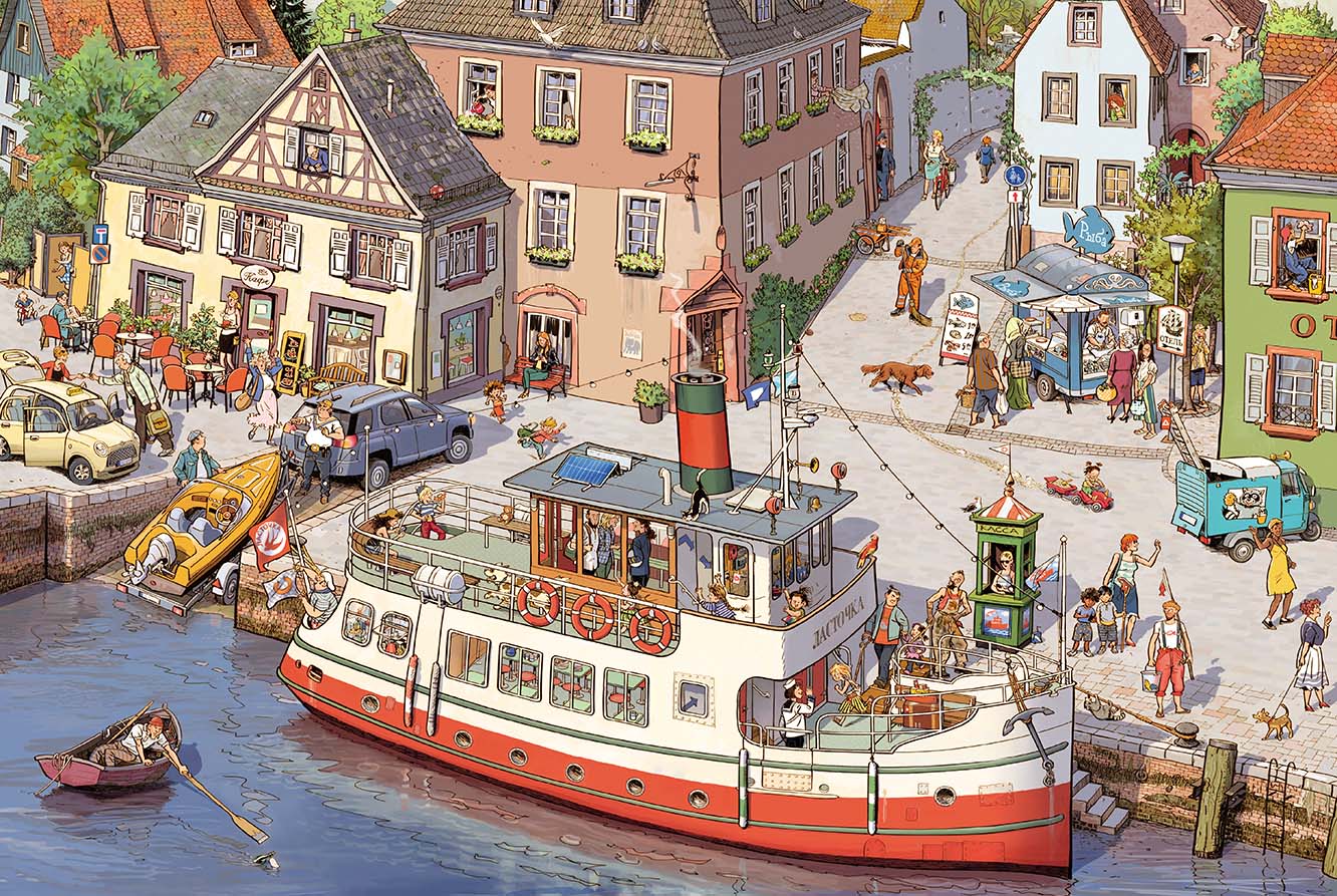 На реке. История в картинках. Гёбель Доро