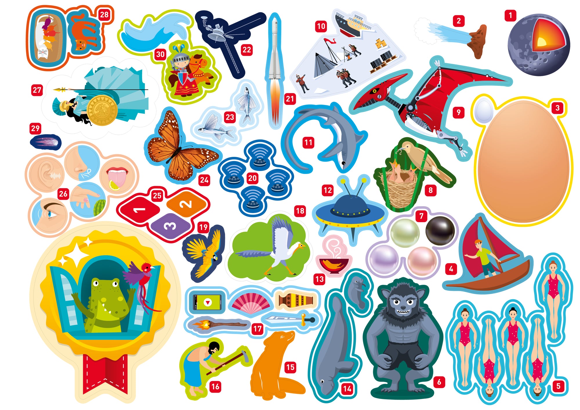 Я могу! вырезать и клеить! Живые картинки. 4-6 лет (56 наклеек)