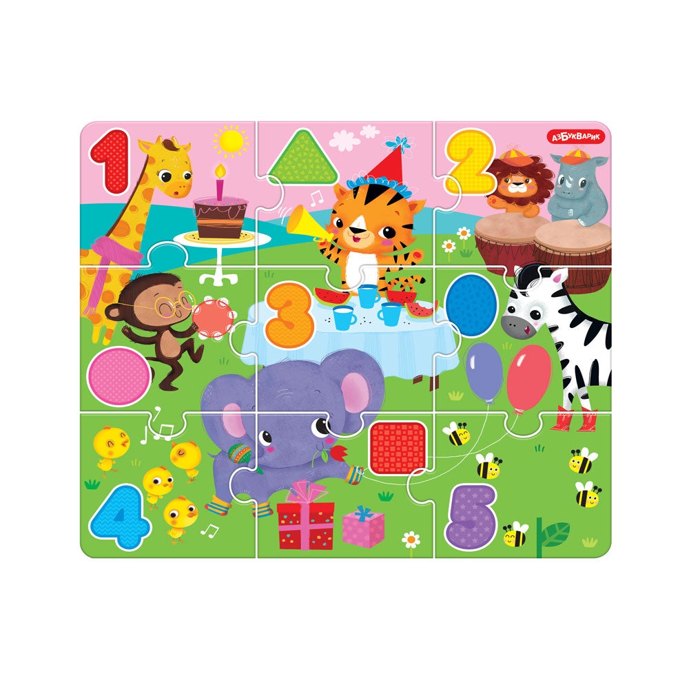 Музыкальные пазлы "Веселые уроки "