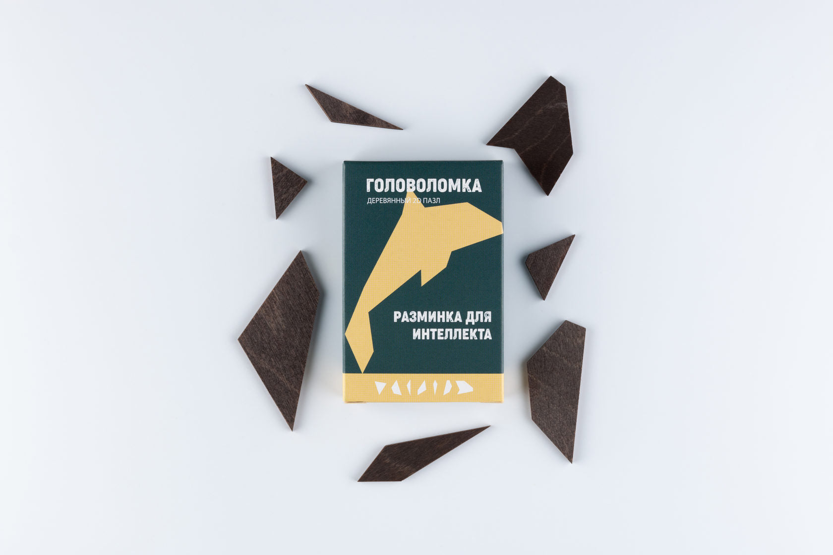 Головоломка "Дельфин". Деревянный пазл