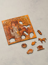 Греческая Принцесса. 36 деталей. Деревянный пазл