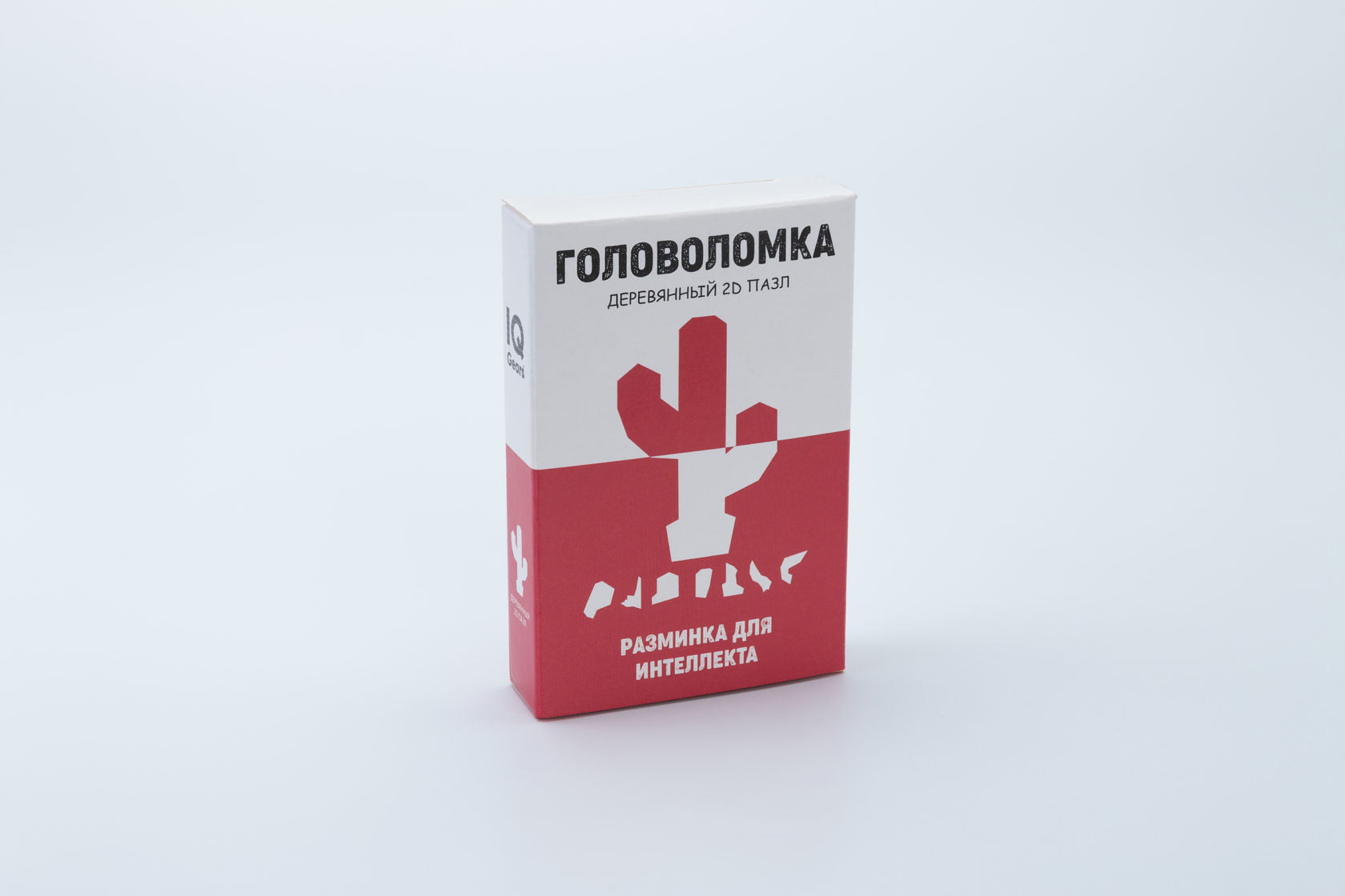 Головоломка "Кактус". Деревянный пазл