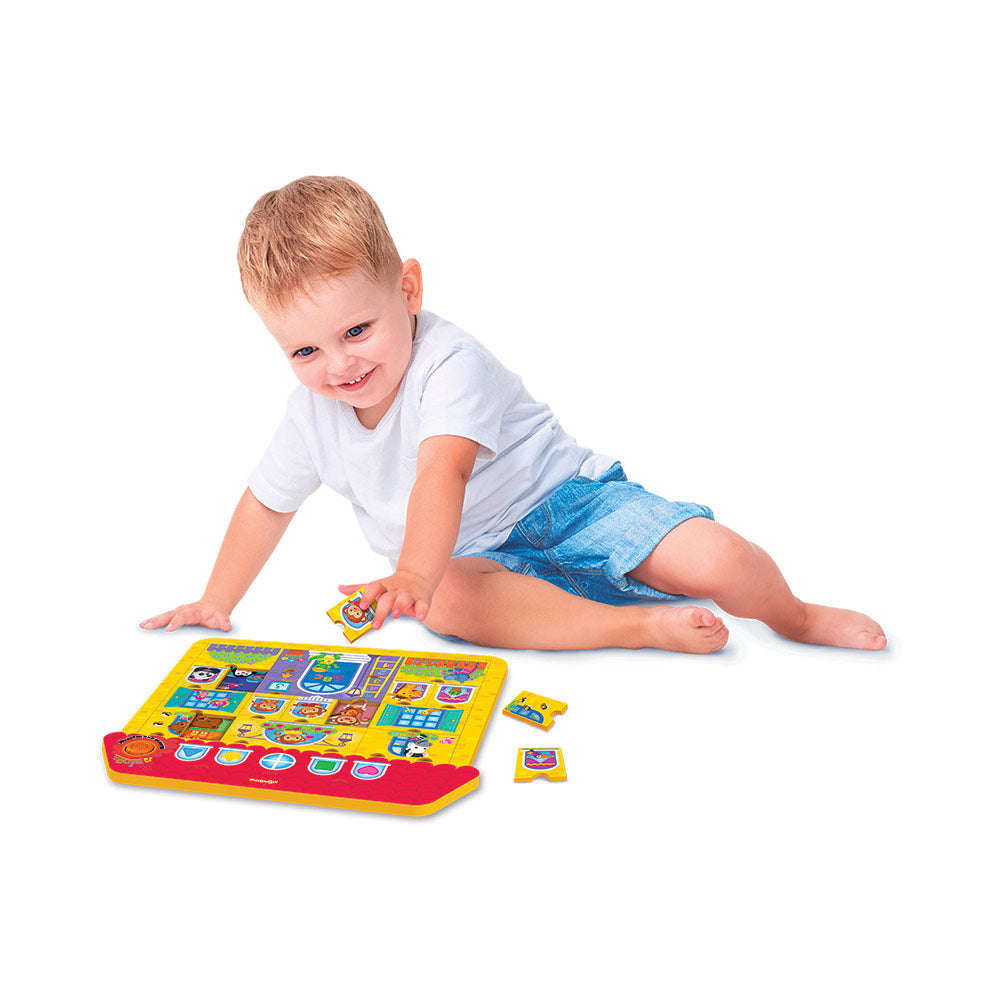 Музыкальные пазлы "Домик друзей"