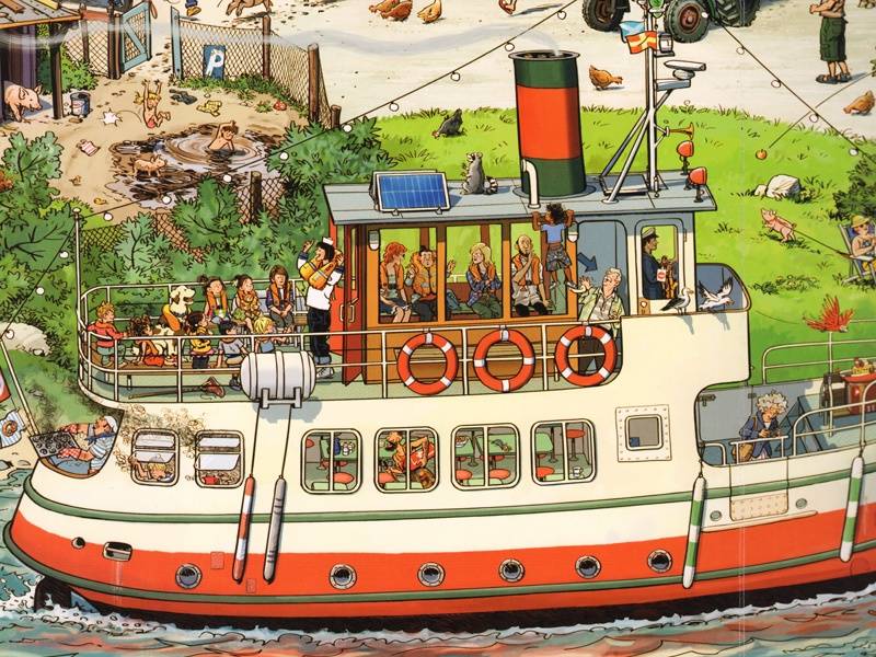 На реке. История в картинках. Гёбель Доро