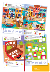 100 многоразовых наклеек «Мир сказок»