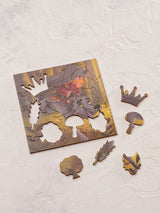 Иван Царевич и Серый Волк. 24 детали. Деревянный пазл