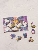 Царевна лягушка. 26 деталей. Деревянный пазл