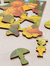 Маша и медведь. 26 деталей. Деревянный пазл