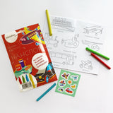 Транспорт. Набор с карандашами. Размер L