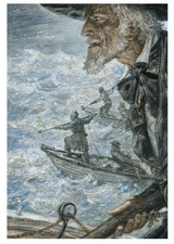 Моби Дик или Белый кит. Герман Мелвилл (иллюстратор Антон Ломаев)