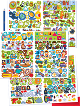 100 многоразовых наклеек «Едем в отпуск»