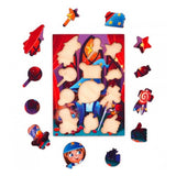 Маленький Волшебник. 12 деталей. Деревянный пазл