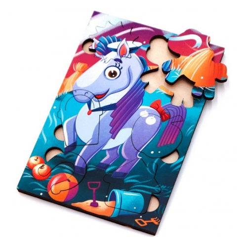 Верный Пони. 6 деталей. Деревянный пазл