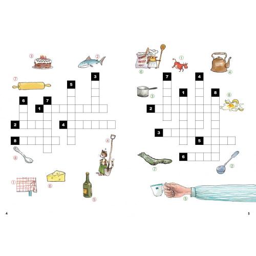 Петсон и Финдус решают кроссворд. Свен Нурдквист