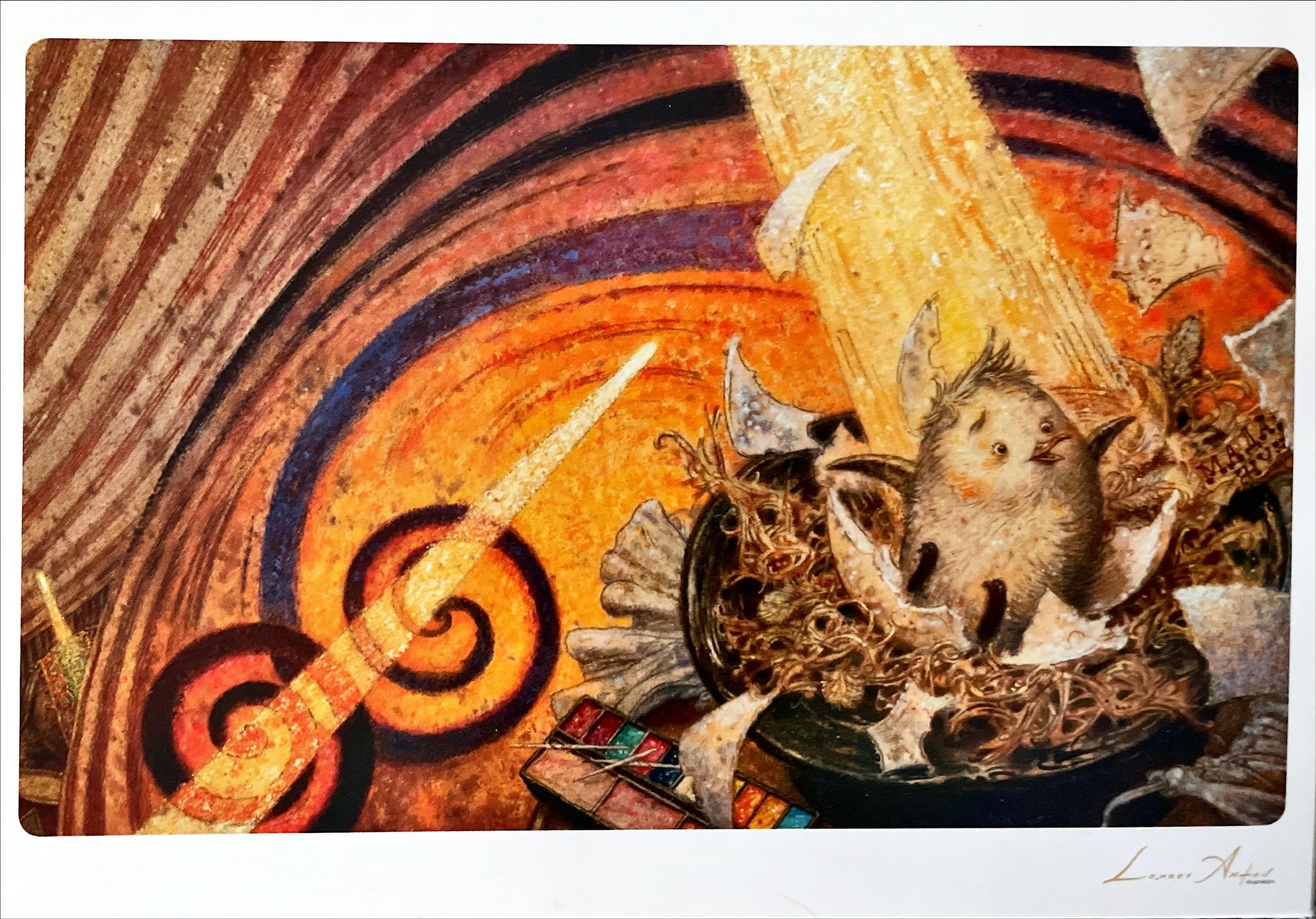 БОМ-БОМ-БОМ! Цирковая сказка. Открытки. (иллюстратор Антон Ломаев)