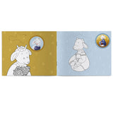 Раскраска с заданиями «Волк и семеро козлят»