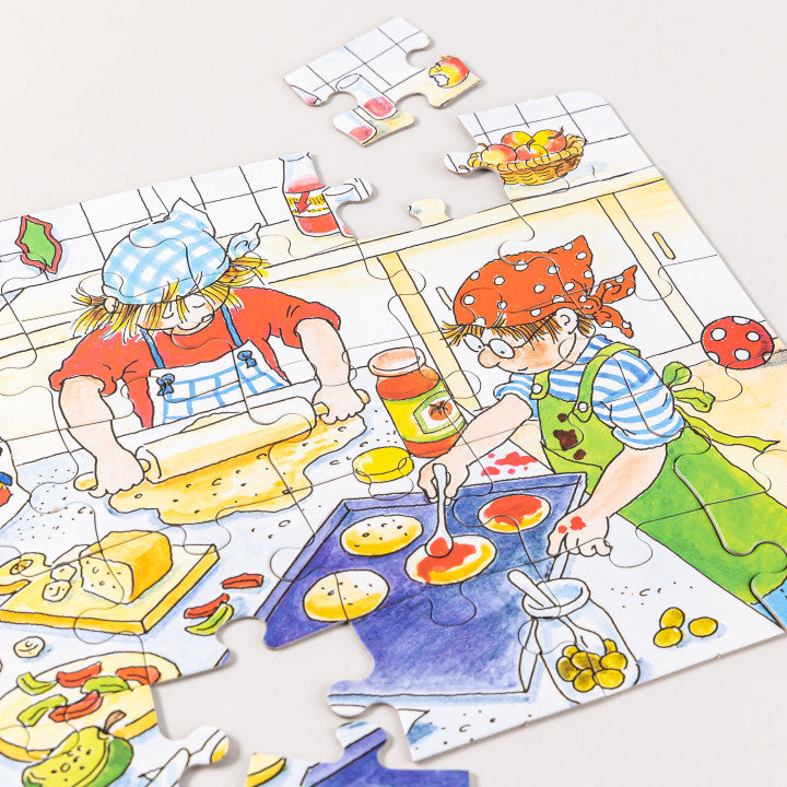 Пазлы с Конни. Готовим пиццу