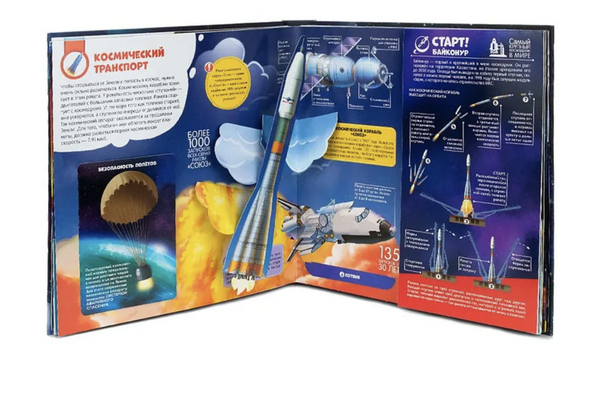 Космос - интерактивная энциклопедия с панорамными иллюстрациями