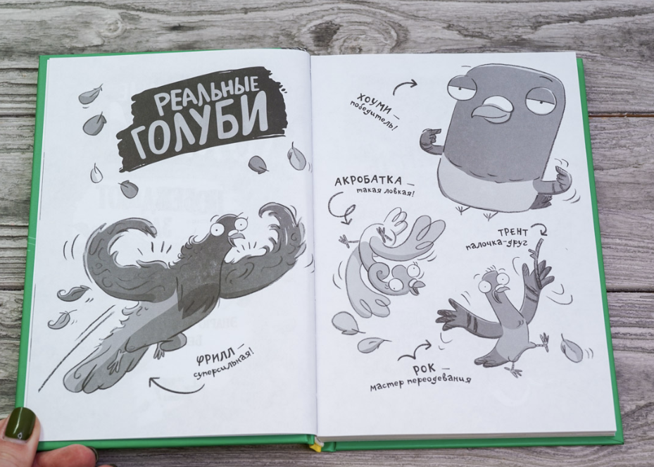 Реальные голуби побеждают зло. Макдональд Эндрю, Вуд Бен