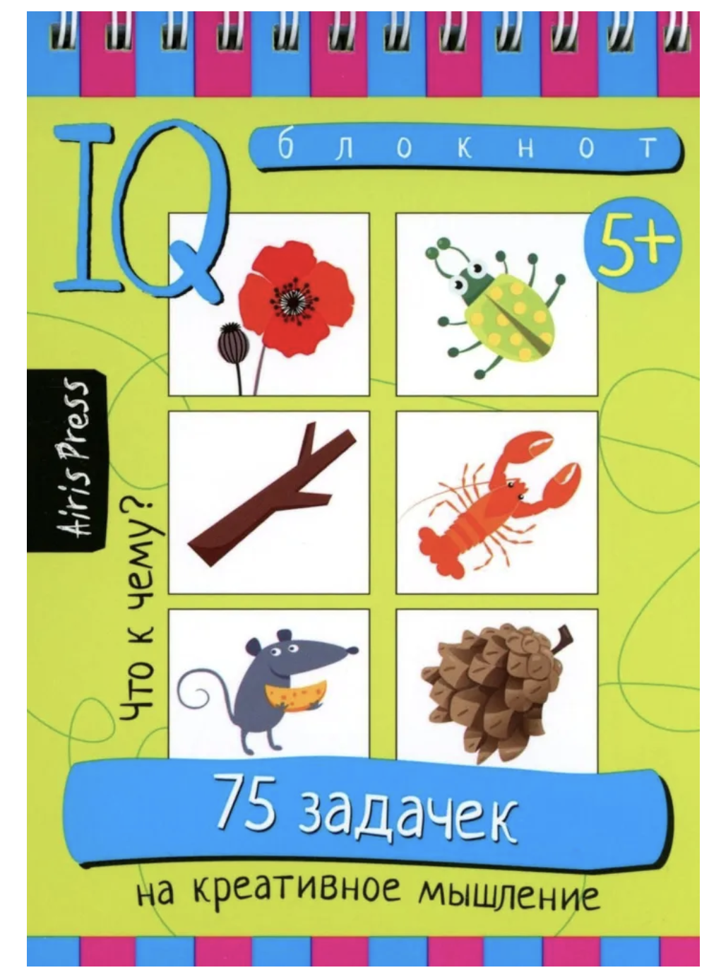 Умный блокнот. 75 задачек на креативное мышление 5+